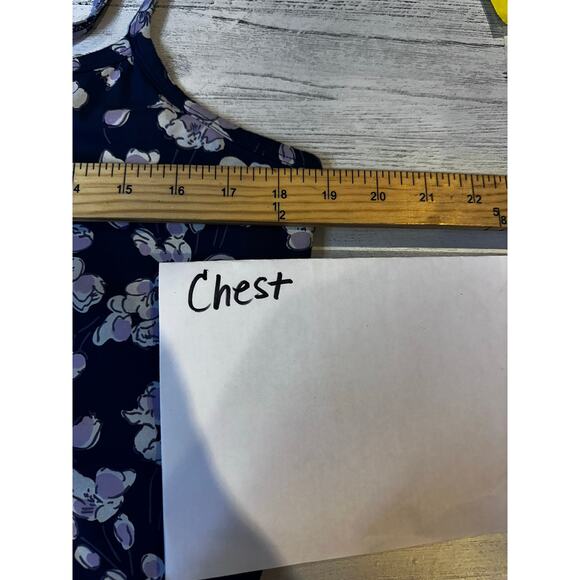 Pact Blue Floral Dress - Picture 6 of 9